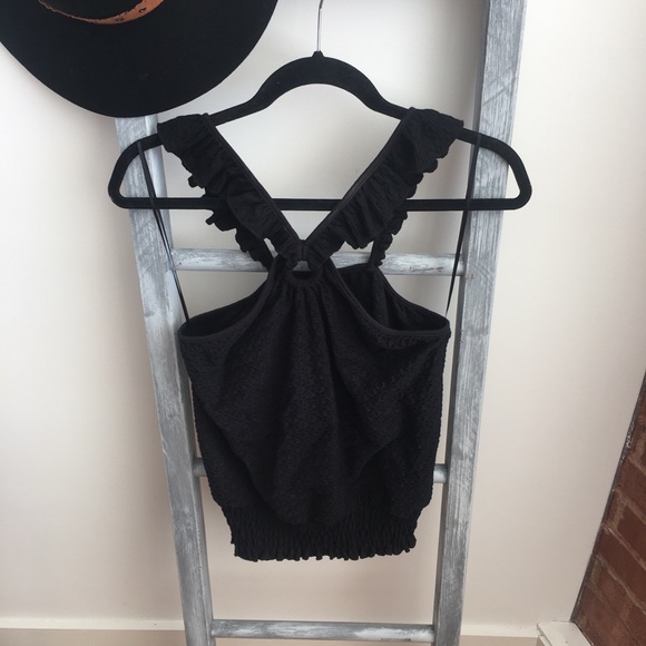 NWOT Anthropologie Marisol Ruffle Halter Top - Picture 3 of 5
